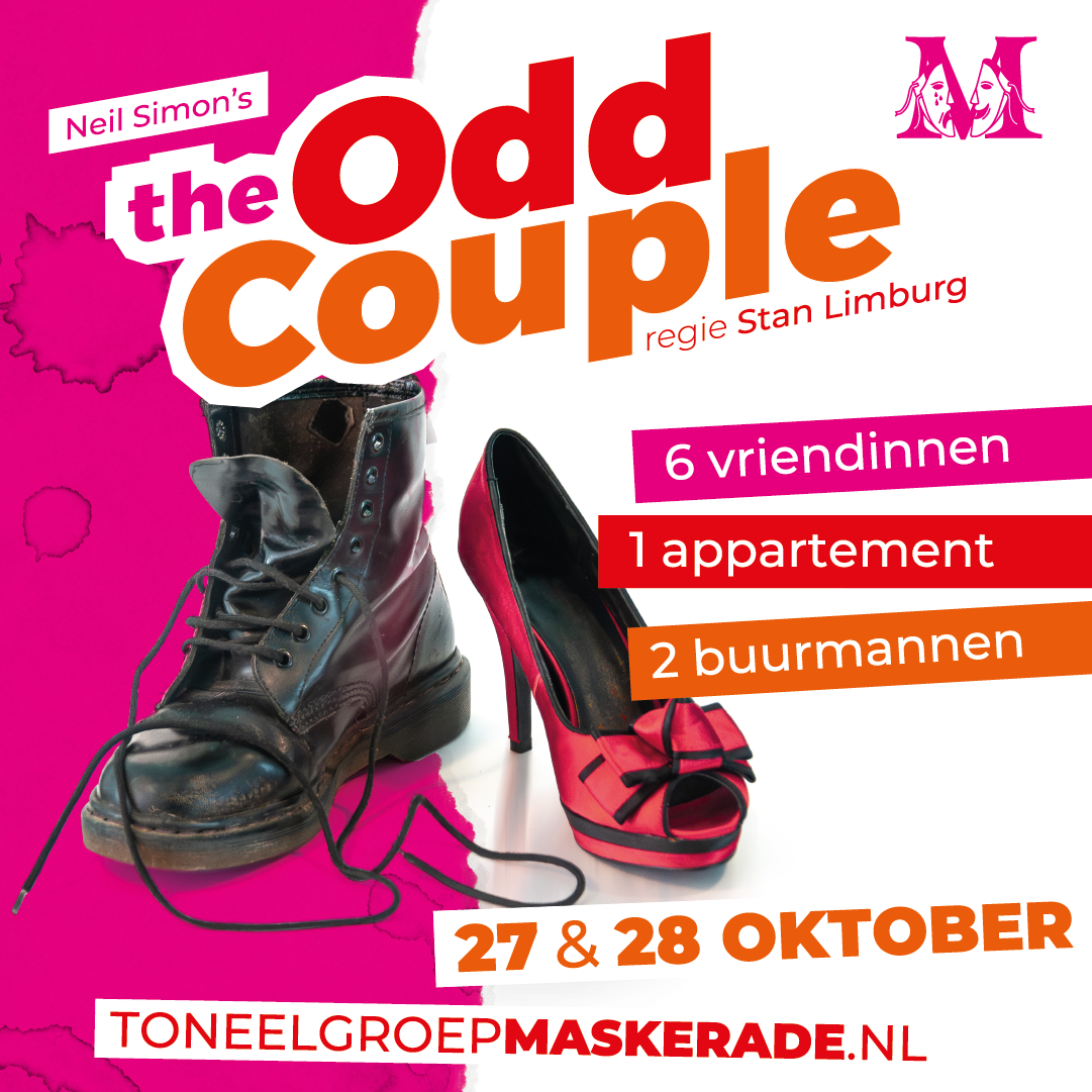 the Odd Couple vierkante poster